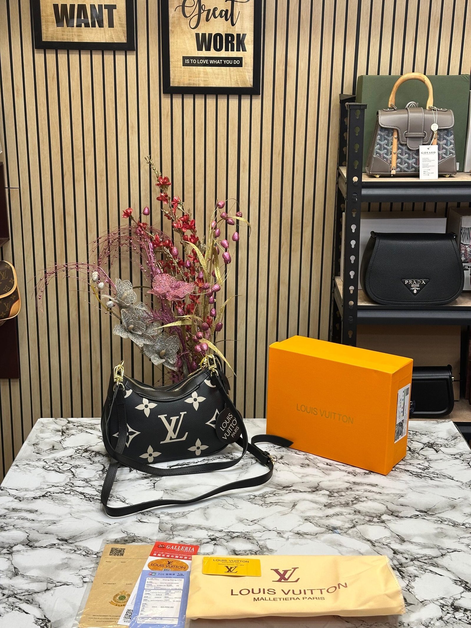 LOUIS VUITTON BICOLOR MONOGRAM EMPREINTE