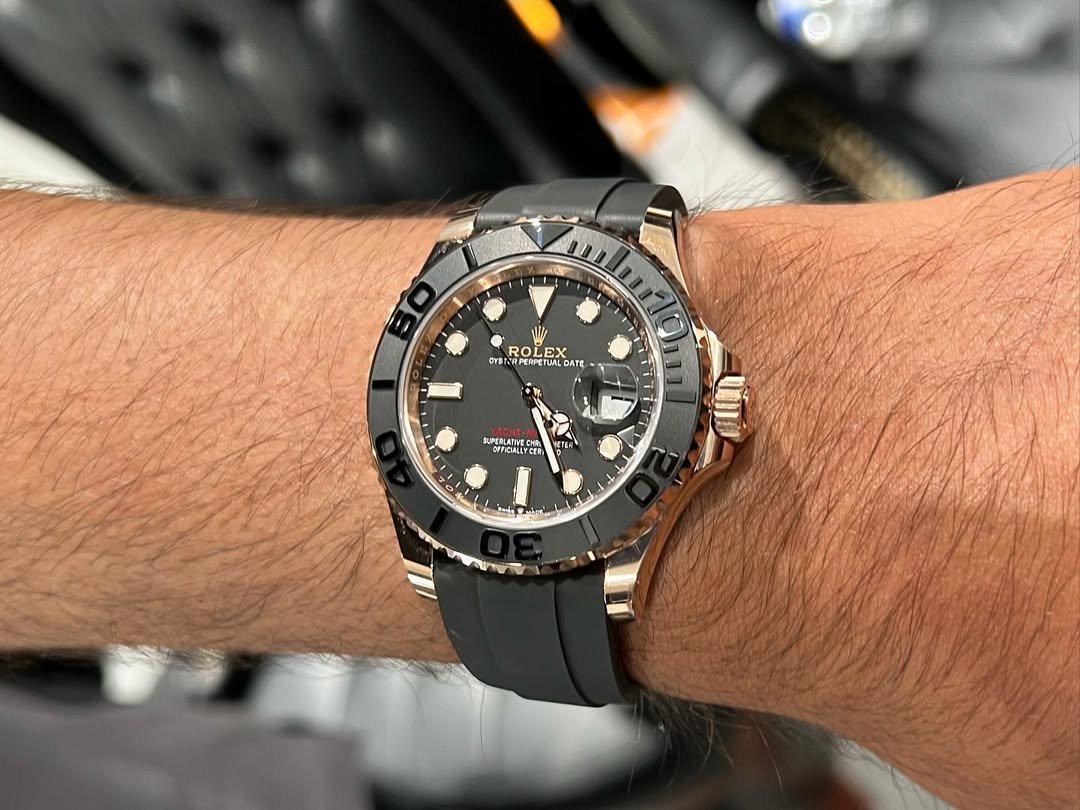 ROLEX YACH MASTER ROSE GOLD