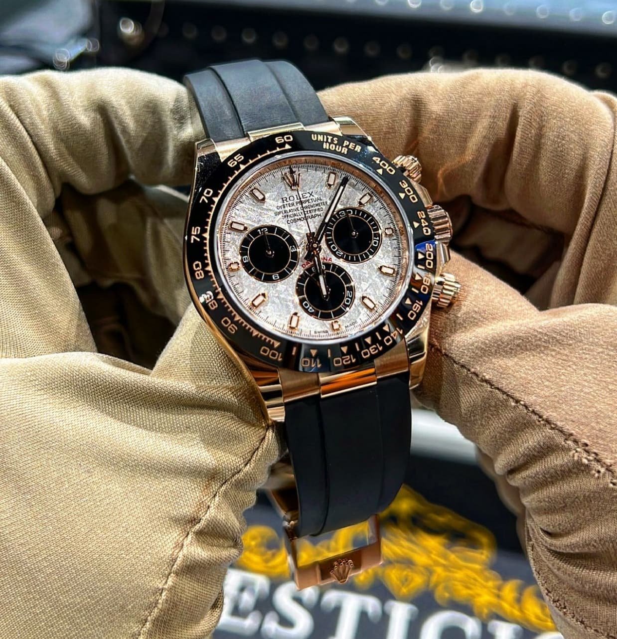 ROLEX DAYTONA ROSE GOLD METEORITE DAIL